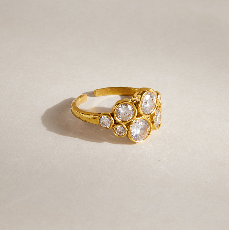 Bliss Luxurious Diamond Open Ring