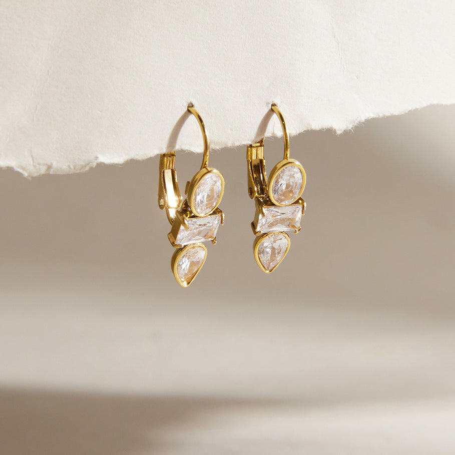 Milan Diamond Hoop Earrings
