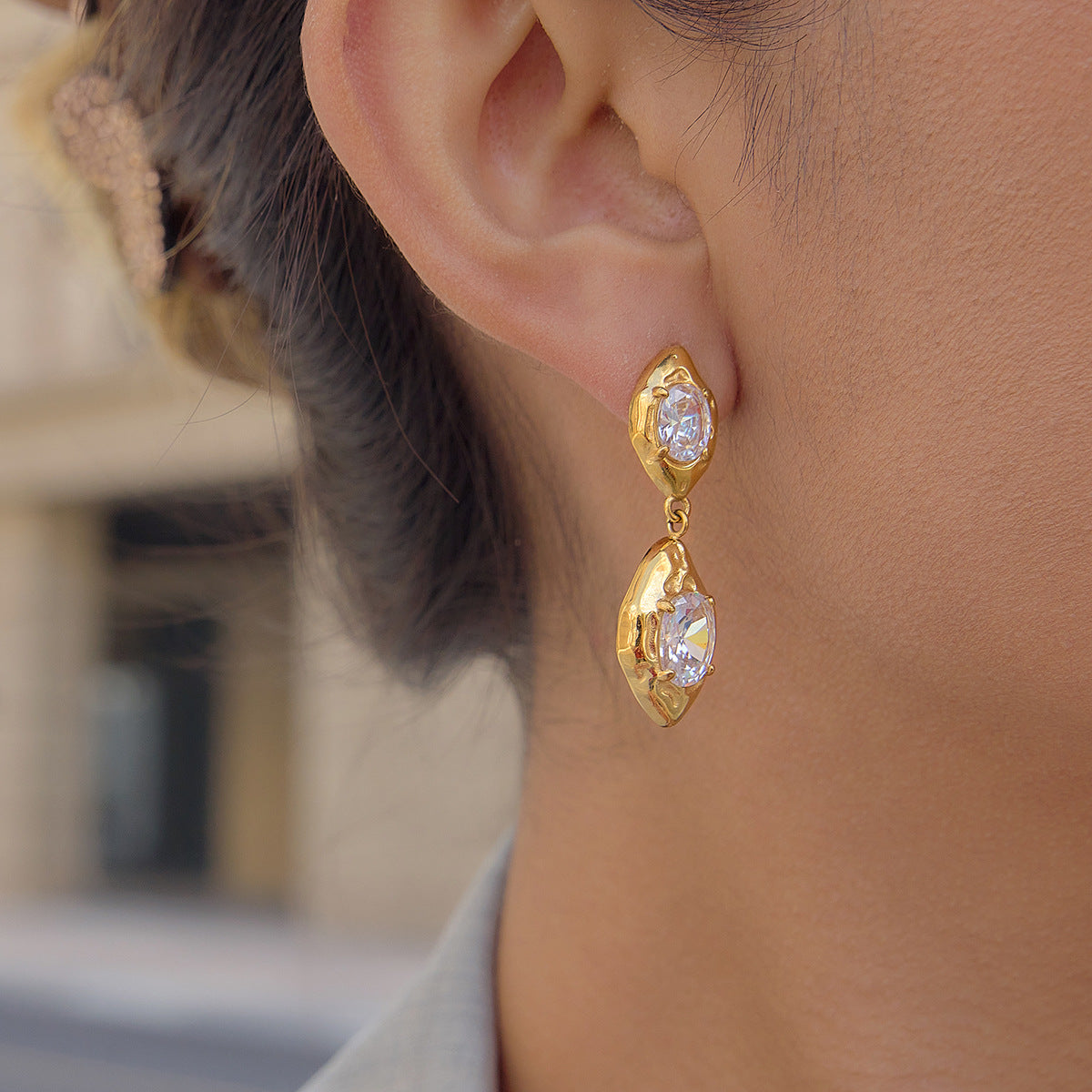 Siena Diamond Drop Earrings