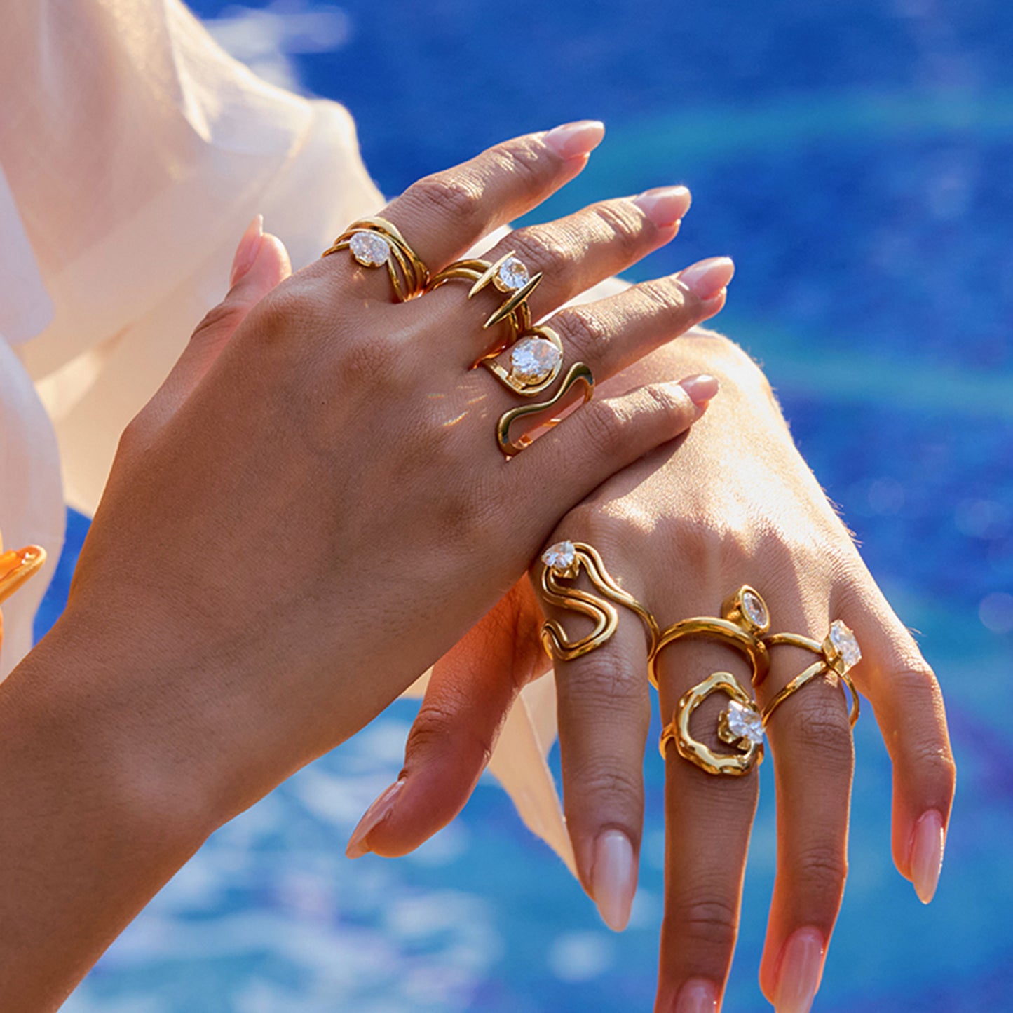 Monaco Open Diamond Ring