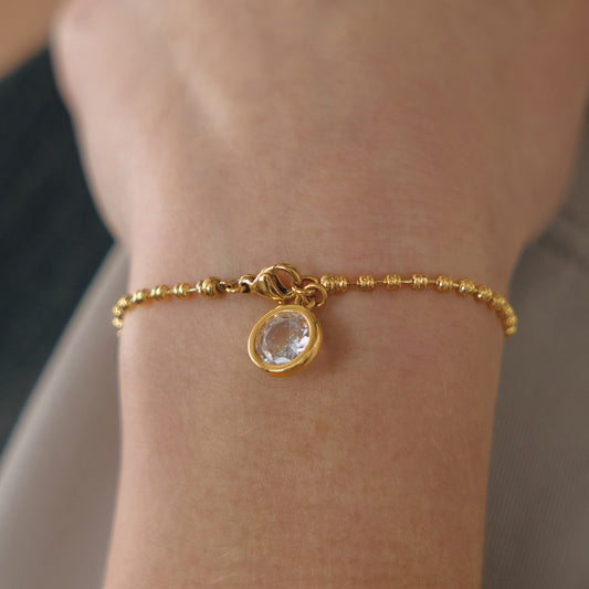 Brillante Diamond Pendant Chain Bracelet