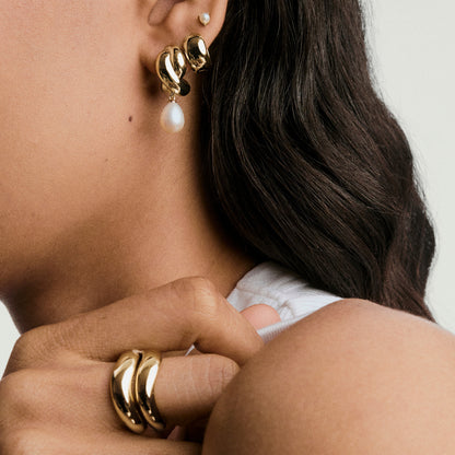 Lauren Pearl Drop Earrings