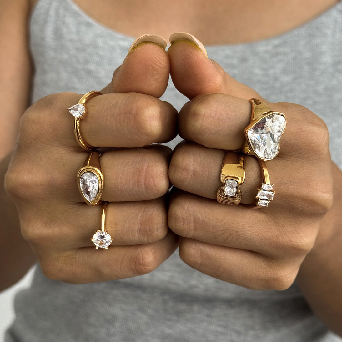 Amour diamond ring