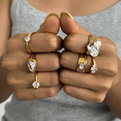Amour diamond ring