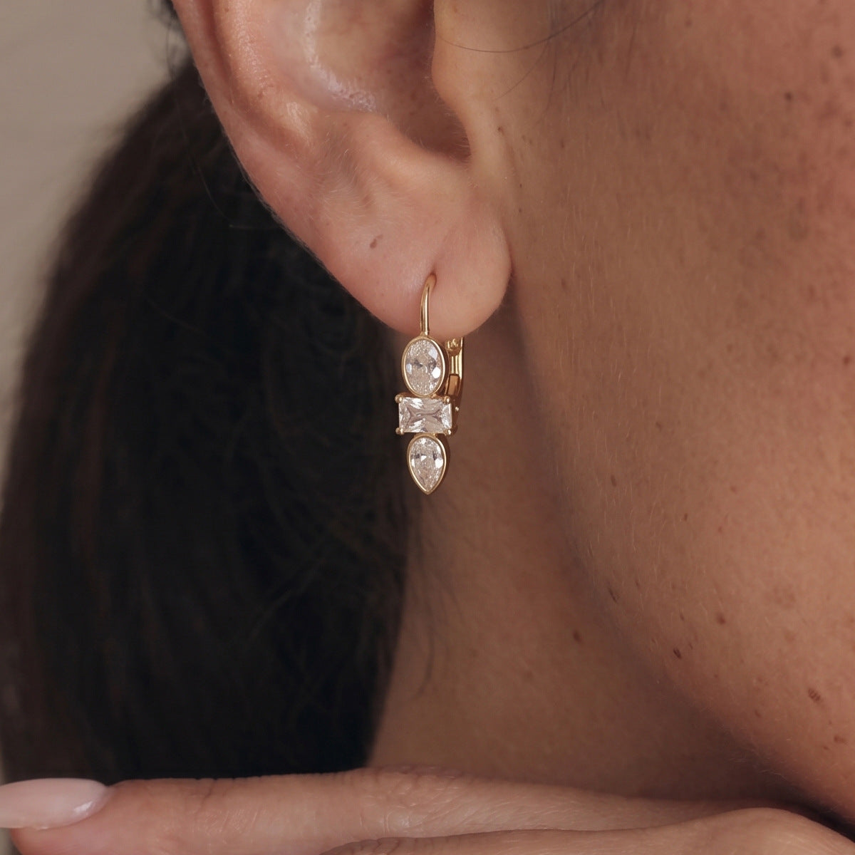 Milan Diamond Hoop Earrings
