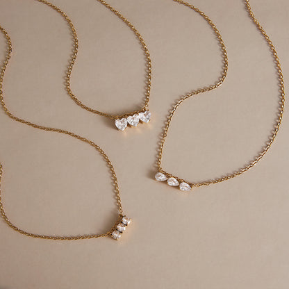 Lyra Diamond Pendant Necklace