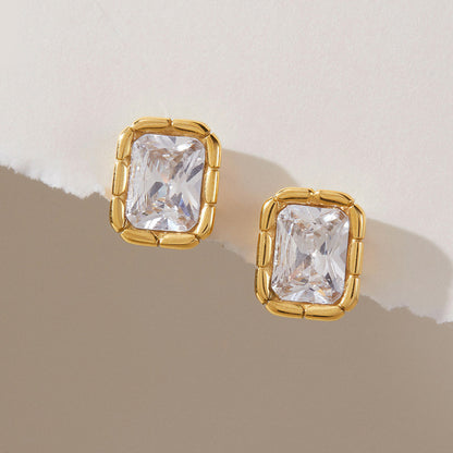 Classic Diamond Stud Earrings
