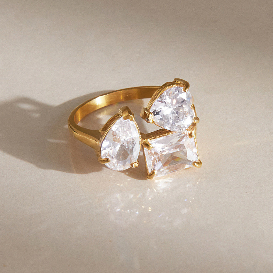 Destiny Teardrop Diamond Ring
