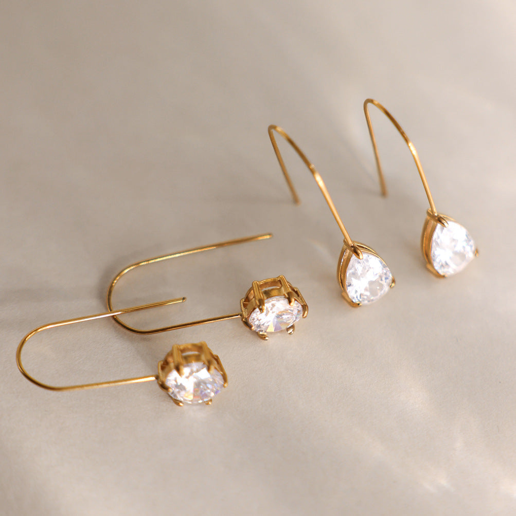 Glint Diamond Dangle Earrings