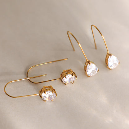 Glint Diamond Dangle Earrings