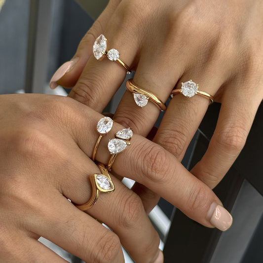 Promise Diamond Adjustable Ring