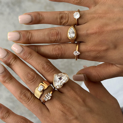 Amour diamond ring