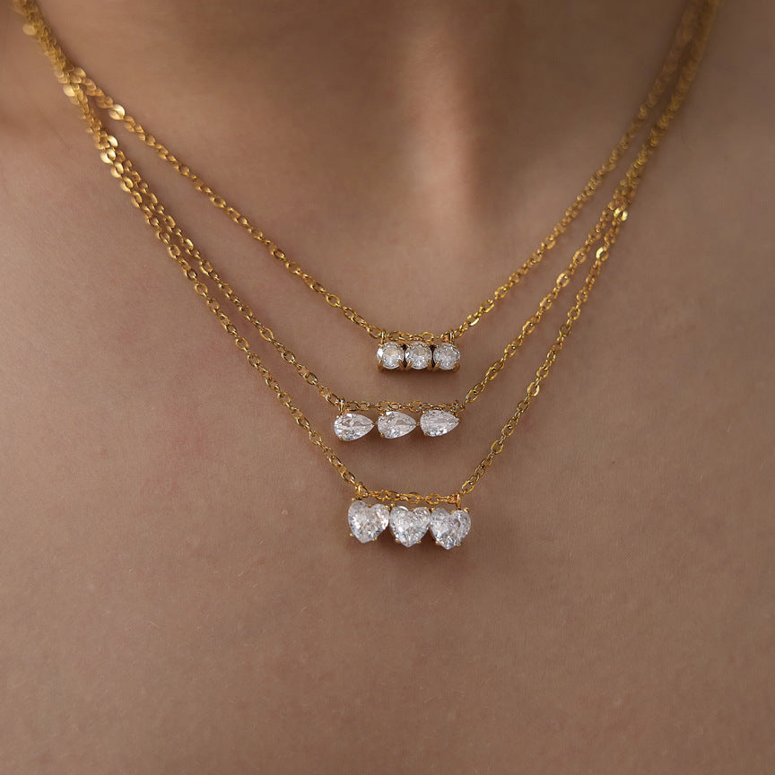 Lyra Diamond Pendant Necklace