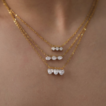 Lyra Diamond Pendant Necklace