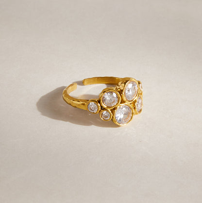 Bliss Luxurious Diamond Open Ring