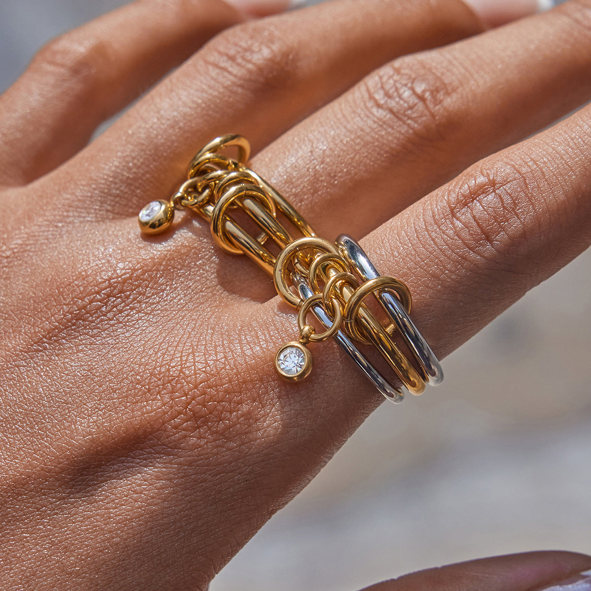 Sandrine Stackable Diamond Rings