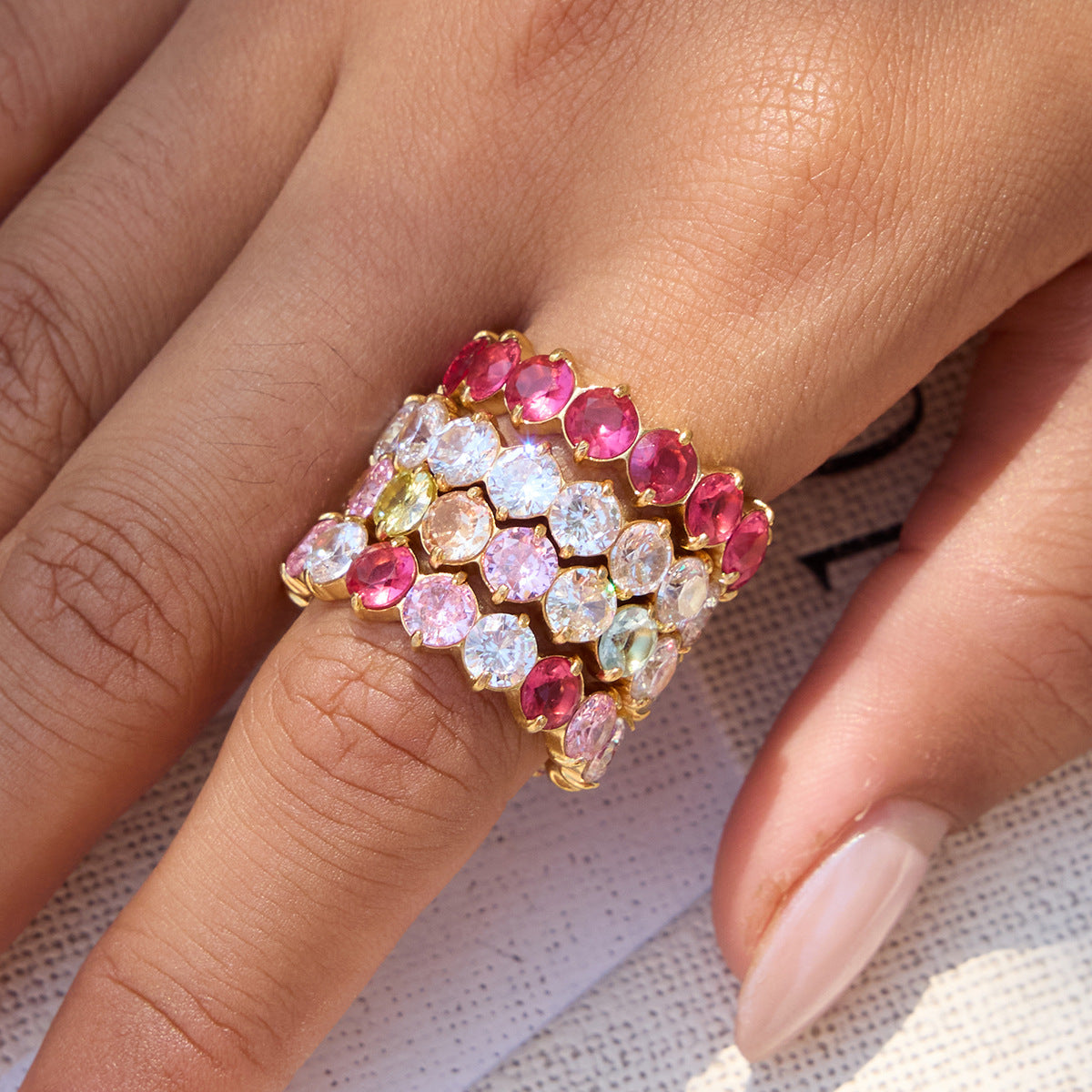 Svetlana diamond eternity ring