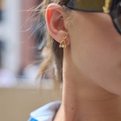 Milan Diamond Stud Earrings