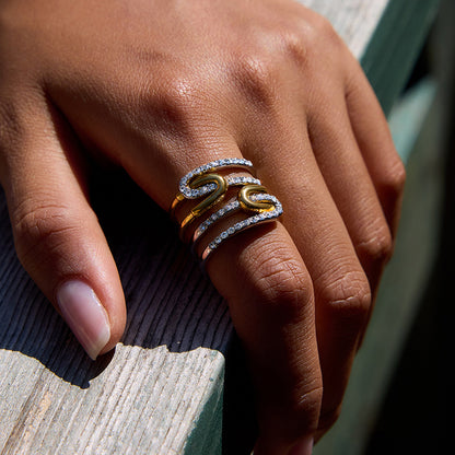 Joy Geometric Diamond Ring