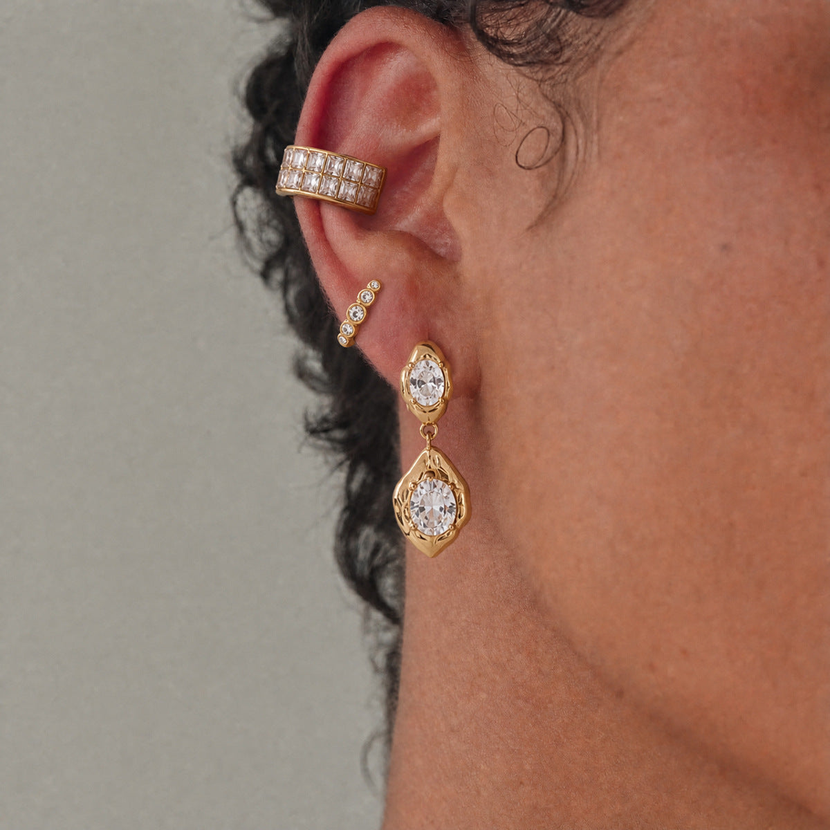 Siena Diamond Drop Earrings