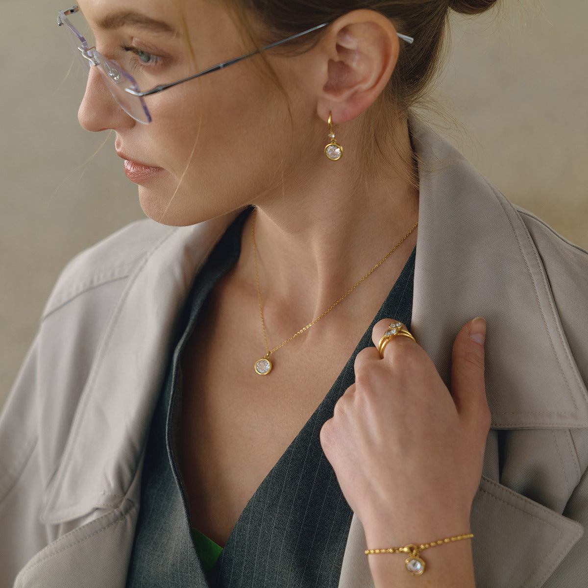 Anya Diamond Pendant Necklace