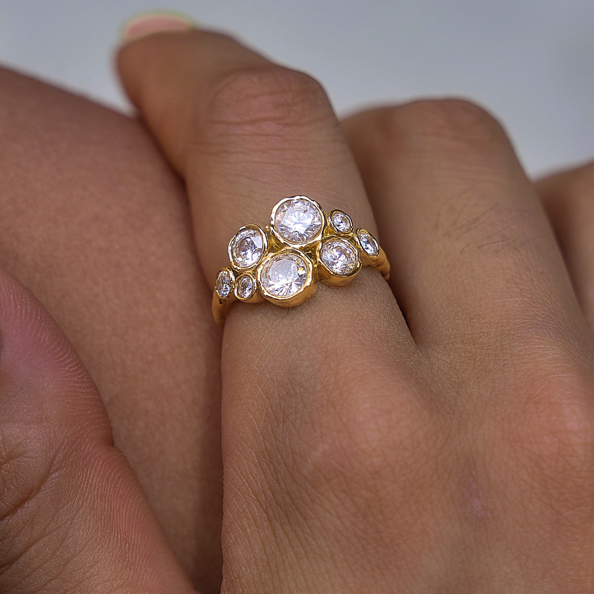 Bliss Luxurious Diamond Open Ring