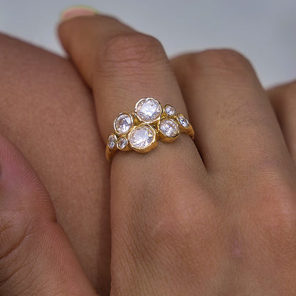 Bliss Luxurious Diamond Open Ring