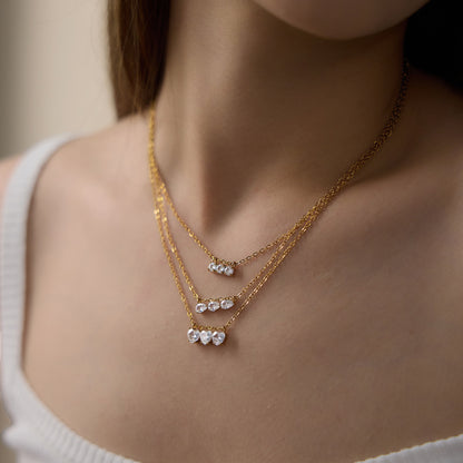 Lyra Diamond Pendant Necklace