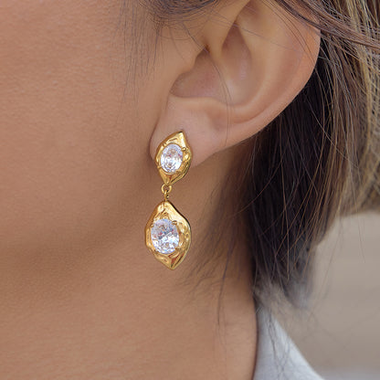 Siena Diamond Drop Earrings
