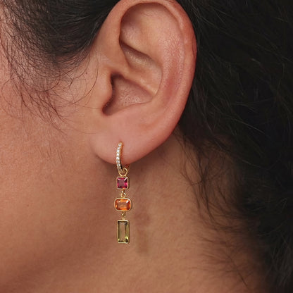 Bijou Diamond Dangle Earrings