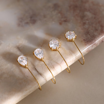 Glint Diamond Dangle Earrings