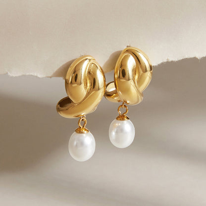 Lauren Pearl Drop Earrings