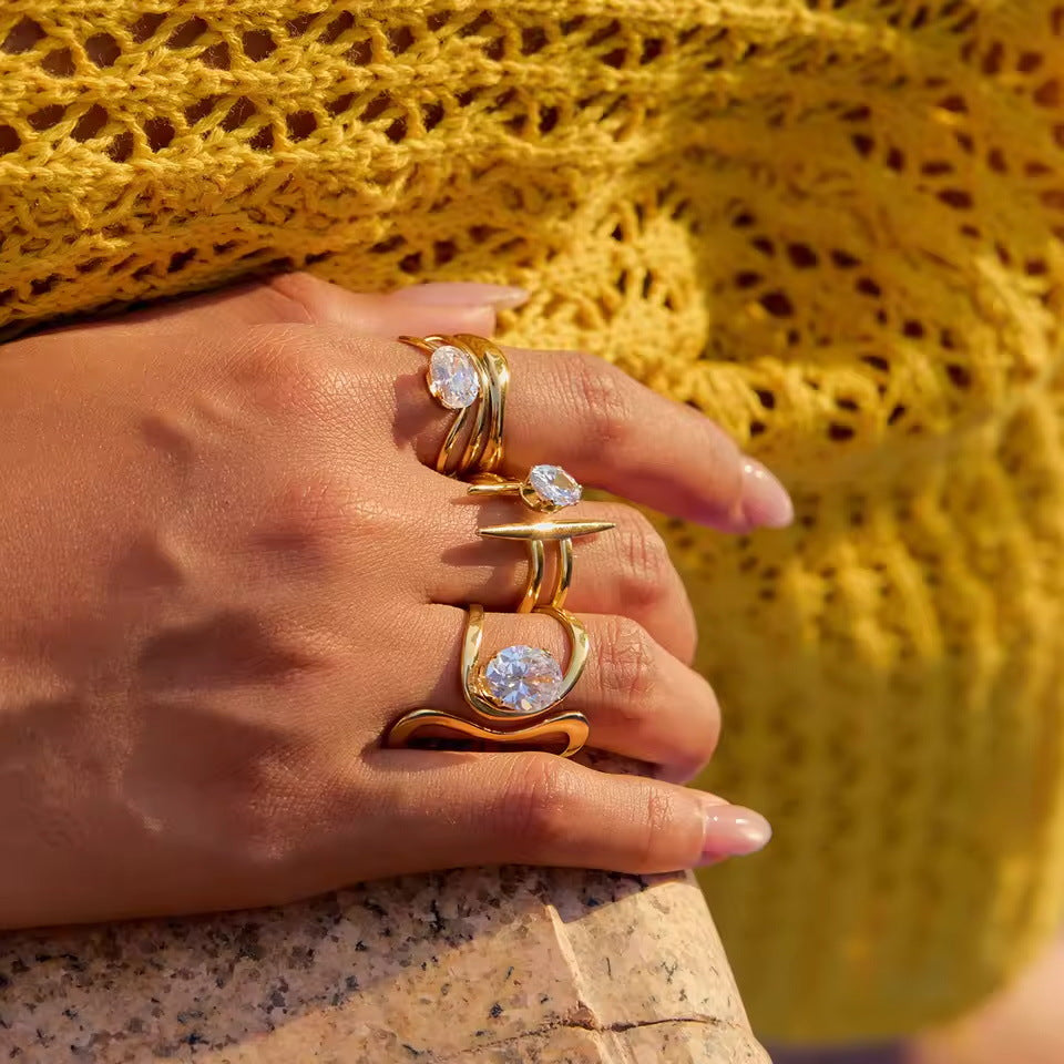 Zuri Open Diamond Ring