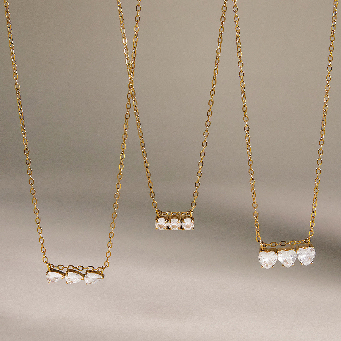 Lyra Diamond Pendant Necklace