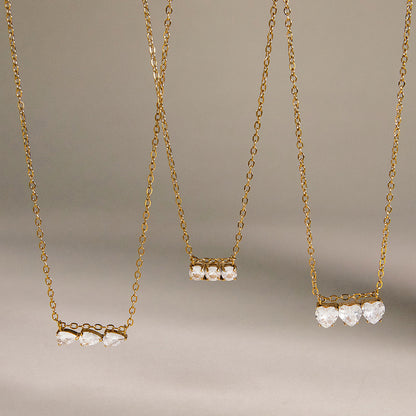 Lyra Diamond Pendant Necklace