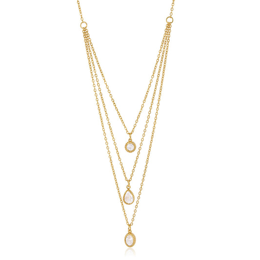 Glória Multi-Layered Pendant Necklace | Vinajewelry
