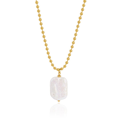 Bianca Baroque Pearl Pendant Necklace | Vinajewelry