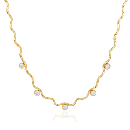 Bliss Diamond Dainty Necklace | Vinajewelry