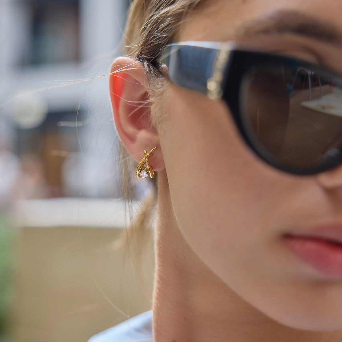 Milan Diamond Stud Earrings