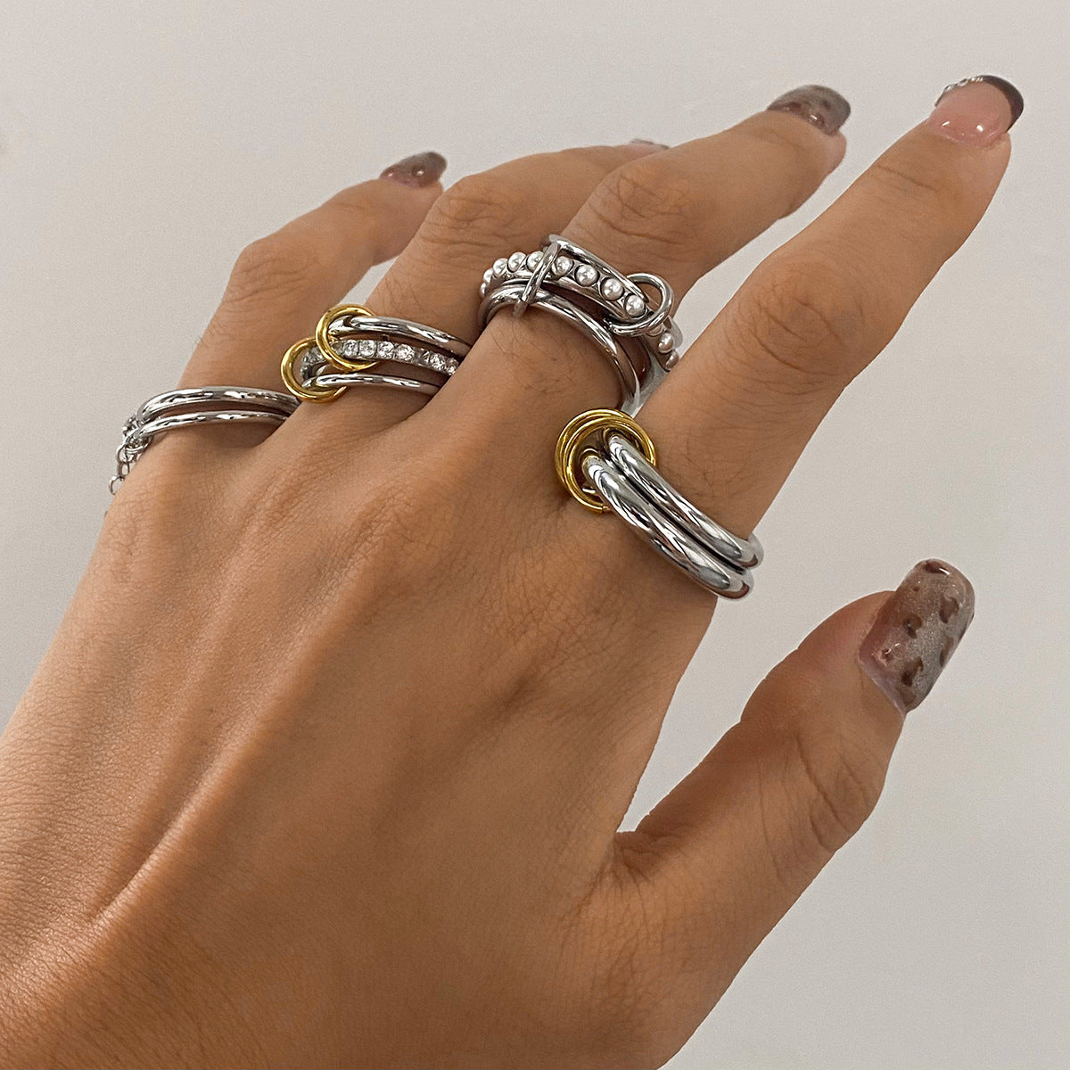 Eternal Love Minimalist Stacking Rings
