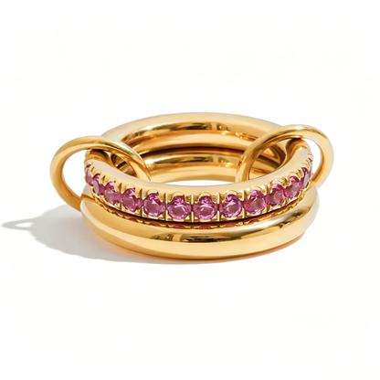 Soleil Stackable Diamond Rings