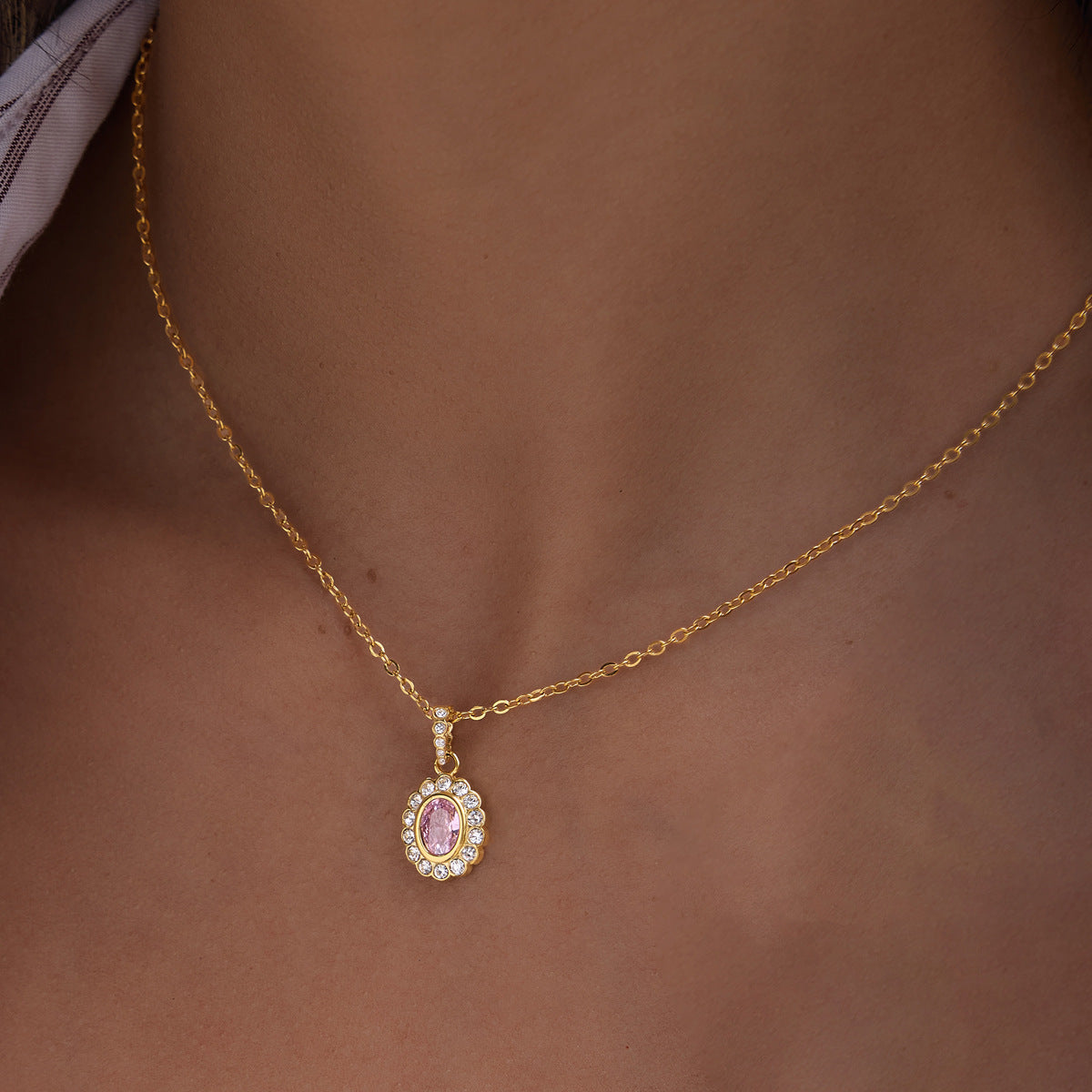 Paloma Pink Diamond Pendant Necklace