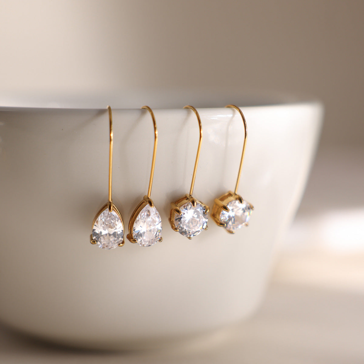 Glint Diamond Dangle Earrings