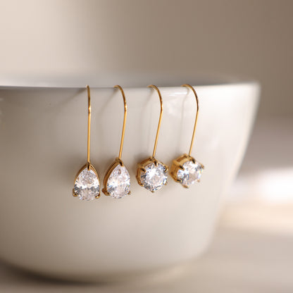 Glint Diamond Dangle Earrings