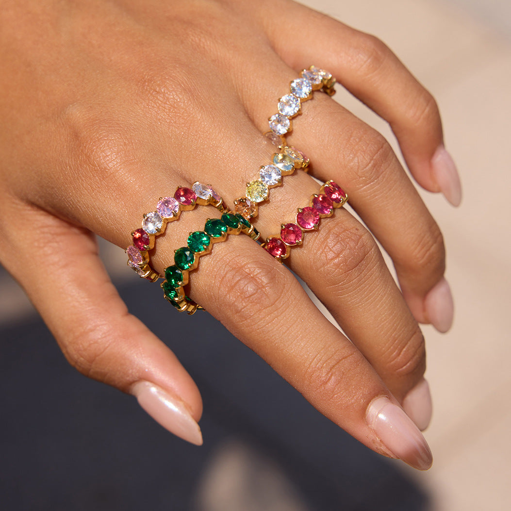 Svetlana diamond eternity ring