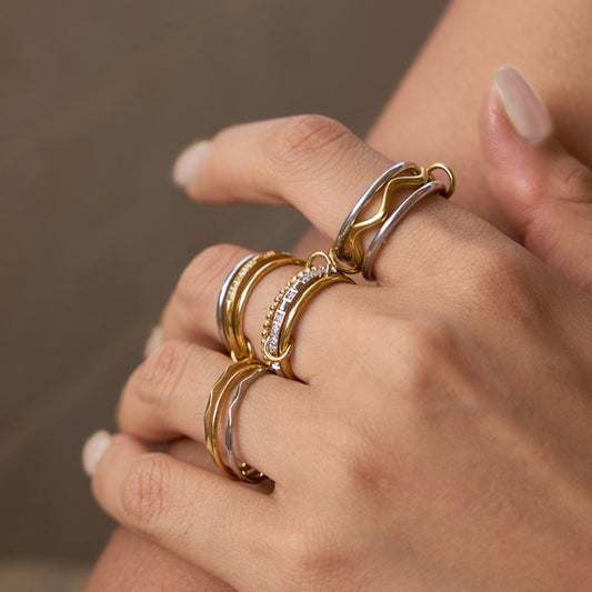 Céline Linear Stackable Ring