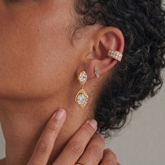 Siena Diamond Drop Earrings