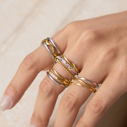 Céline Linear Stackable Ring