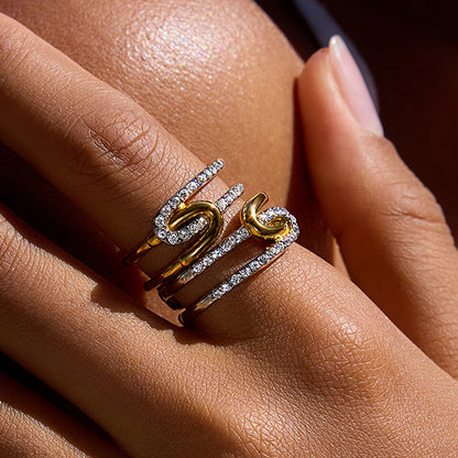 Joy Geometric Diamond Ring