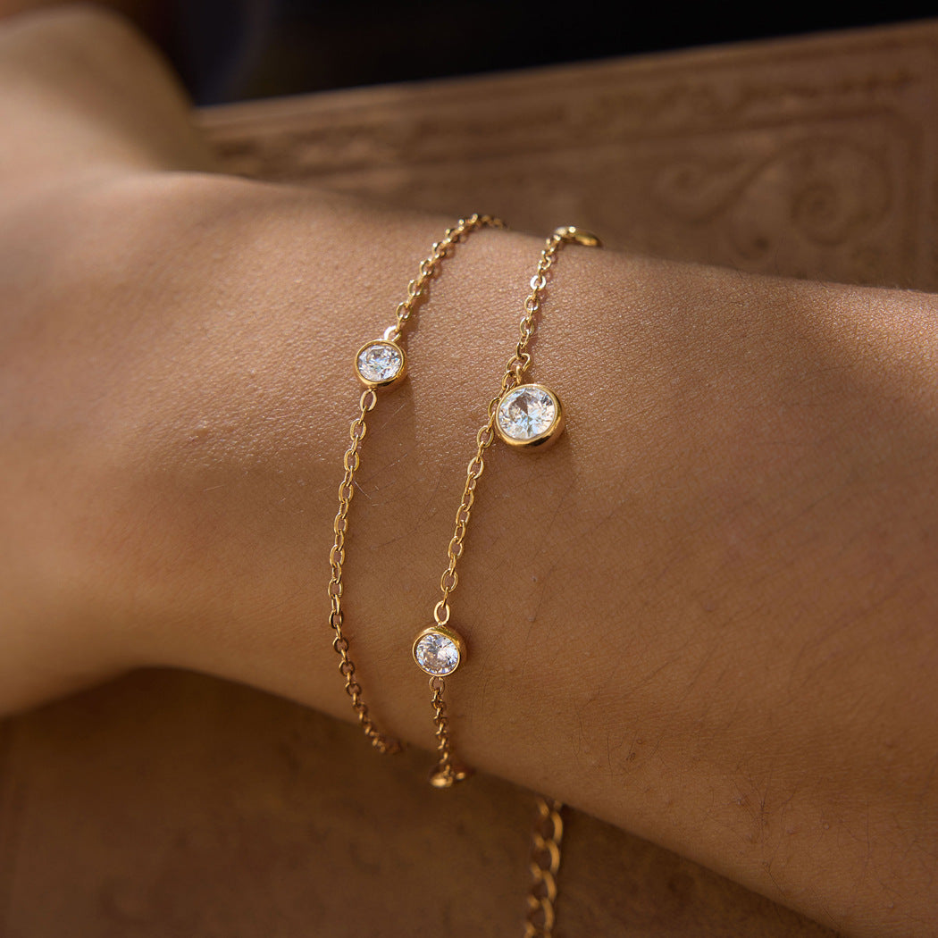 Cara Layered Diamond Bracelets